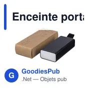 Enceinte portable en ABS recyclé Malina - Miniature 8
