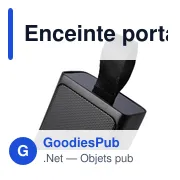 Enceinte portable en ABS recyclé Malina - Miniature 9