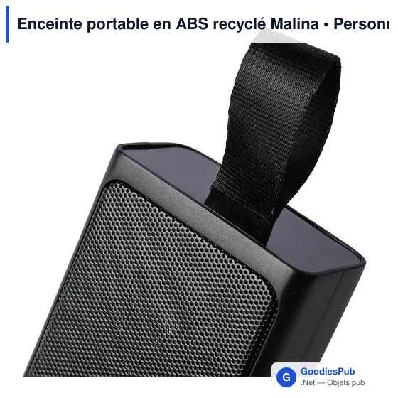Enceinte portable en ABS recyclé Malina - Image 9