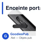 Enceinte portable en ABS recyclé Malina - Miniature 10