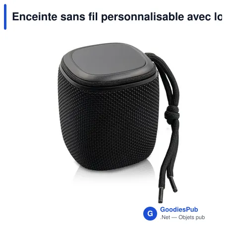 Enceinte sans fil personnalisable avec logo - Exclusive Collection Dobrin