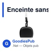 Enceinte sans fil personnalisable avec logo - Exclusive Collection Dobrin - Miniature 4