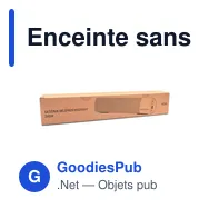 Enceinte sans fil personnalisable 2x5W avec logo - Gabriel - Miniature 11