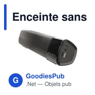 Enceinte sans fil personnalisable 2x5W avec logo - Gabriel - Miniature 5