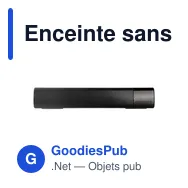 Enceinte sans fil personnalisable 2x5W avec logo - Gabriel - Miniature 6