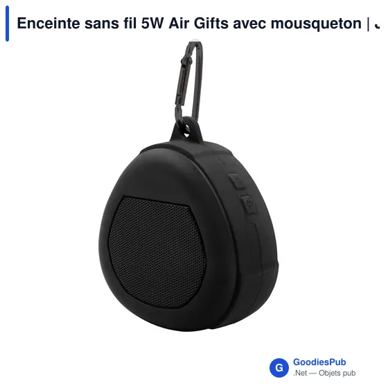 Enceinte sans fil personnalisable 5W avec logo - Justice - Image 1