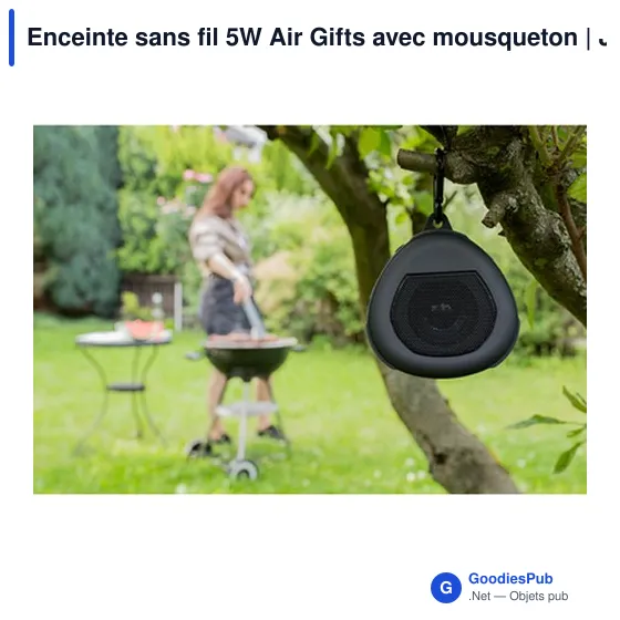 Enceinte sans fil personnalisable 5W avec logo - Justice - Image 11