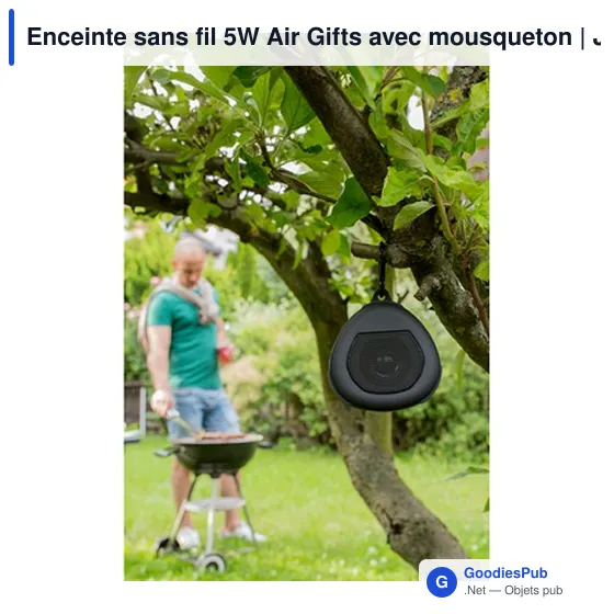 Enceinte sans fil personnalisable 5W avec logo - Justice - Image 12