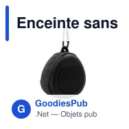 Enceinte sans fil personnalisable 5W avec logo - Justice - Miniature 3