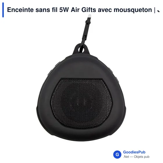 Enceinte sans fil personnalisable 5W avec logo - Justice - Image 4