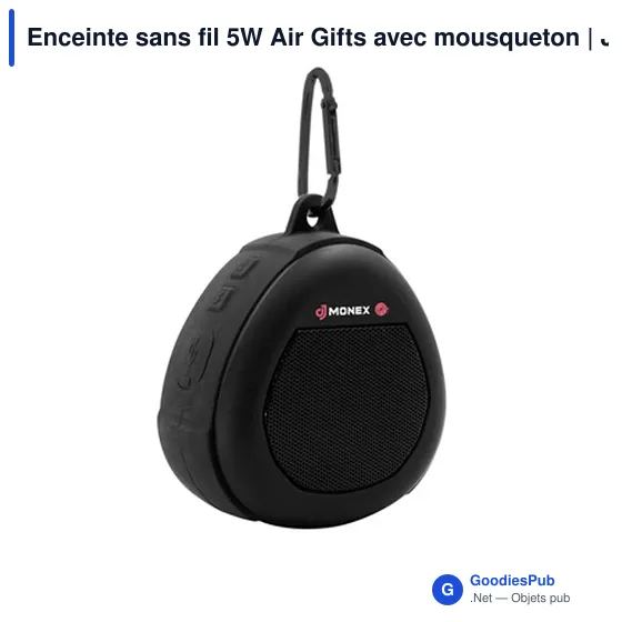 Enceinte sans fil personnalisable 5W avec logo - Justice - Image 5
