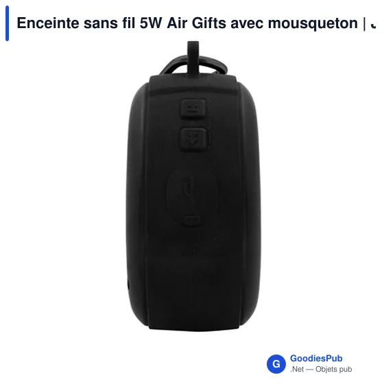 Enceinte sans fil personnalisable 5W avec logo - Justice - Image 7