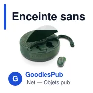 Enceinte sans fil personnalisable 5W avec logo | Caleb - Miniature 1