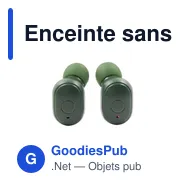 Enceinte sans fil personnalisable 5W avec logo | Caleb - Miniature 4