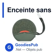 Enceinte sans fil personnalisable 5W avec logo | Caleb - Miniature 7