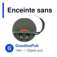 Enceinte sans fil personnalisable 5W avec logo | Caleb - Miniature 8