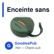 Enceinte sans fil personnalisable 5W avec logo | Caleb - Miniature 9