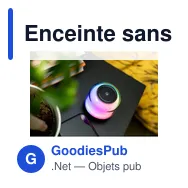 Enceinte sans fil 5W, lumière RVB | Seamus - Miniature 12