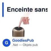 Enceinte sans fil 5W, lumière RVB | Seamus - Miniature 3