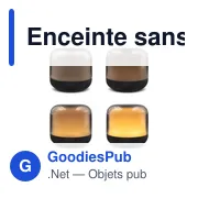 Enceinte sans fil 5W, lumière RVB | Seamus - Miniature 5