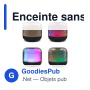 Enceinte sans fil 5W, lumière RVB | Seamus - Miniature 6
