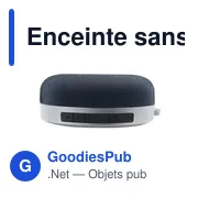 Enceinte sans fil personnalisable 5W avec logo | Jennifer - Miniature 3