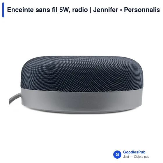 Enceinte sans fil personnalisable 5W avec logo | Jennifer - Image 4