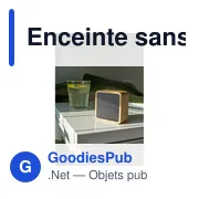 Enceinte sans fil personnalisable en bambou avec logo | Androwe - Miniature 2