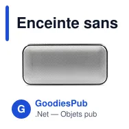 Enceinte sans fil personnalisable BrandCharger Nano Charge avec logo - Miniature 1