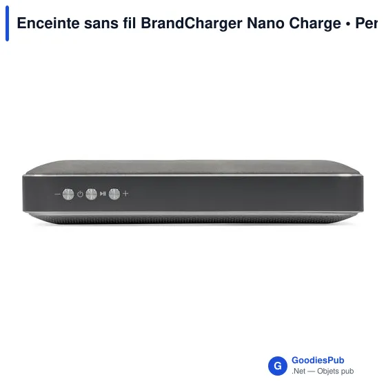 Enceinte sans fil personnalisable BrandCharger Nano Charge avec logo - Image 6
