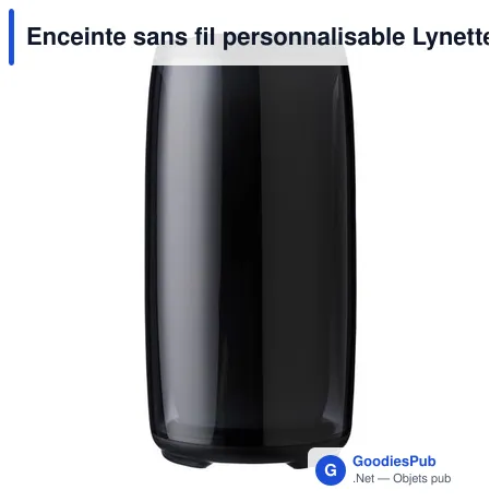 Enceinte sans fil personnalisable Lynette avec logo pour extérieur