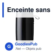 Enceinte sans fil personnalisable Lynette avec logo pour extérieur - Miniature 11