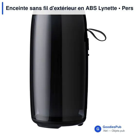 Enceinte sans fil personnalisable Lynette avec logo pour extérieur - Image 11