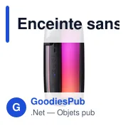Enceinte sans fil personnalisable Lynette avec logo pour extérieur - Miniature 3