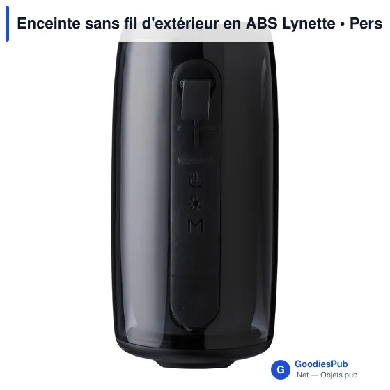 Enceinte sans fil personnalisable Lynette avec logo pour extérieur - Image 5