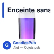 Enceinte sans fil personnalisable Lynette avec logo pour extérieur - Miniature 7