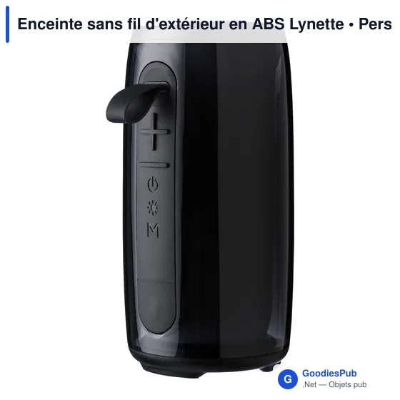Enceinte sans fil personnalisable Lynette avec logo pour extérieur - Image 9