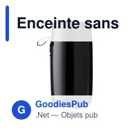 Enceinte sans fil personnalisable Lynette avec logo pour extérieur - Miniature 10