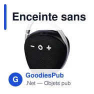 Enceinte sans fil personnalisable pour extérieur avec logo - Madison - Miniature 1