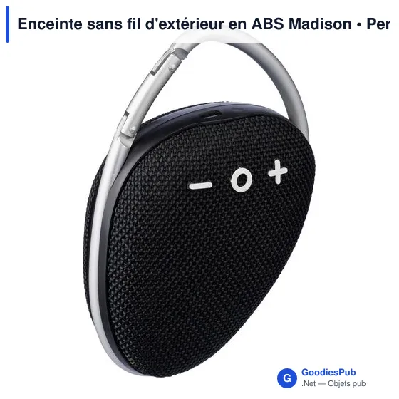 Enceinte sans fil personnalisable pour extérieur avec logo - Madison - Image 9