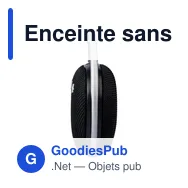 Enceinte sans fil personnalisable pour extérieur avec logo - Madison - Miniature 10