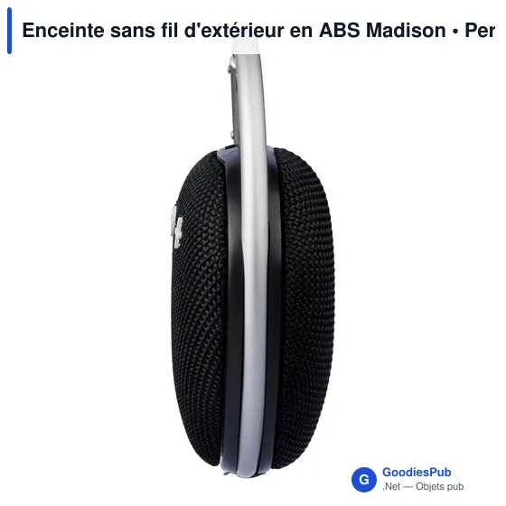 Enceinte sans fil personnalisable pour extérieur avec logo - Madison - Image 10