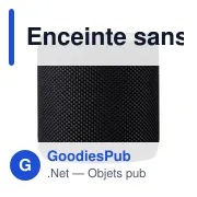 Enceinte sans fil personnalisable pour extérieur avec logo - Lloyd - Miniature 1