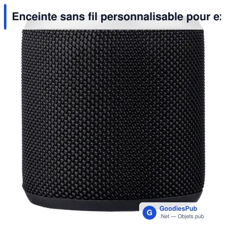 Enceinte sans fil personnalisable pour extérieur avec logo - Lloyd