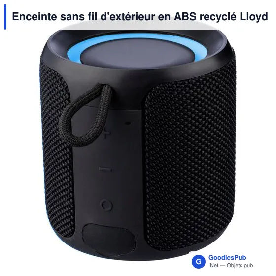 Enceinte sans fil personnalisable pour extérieur avec logo - Lloyd - Image 2