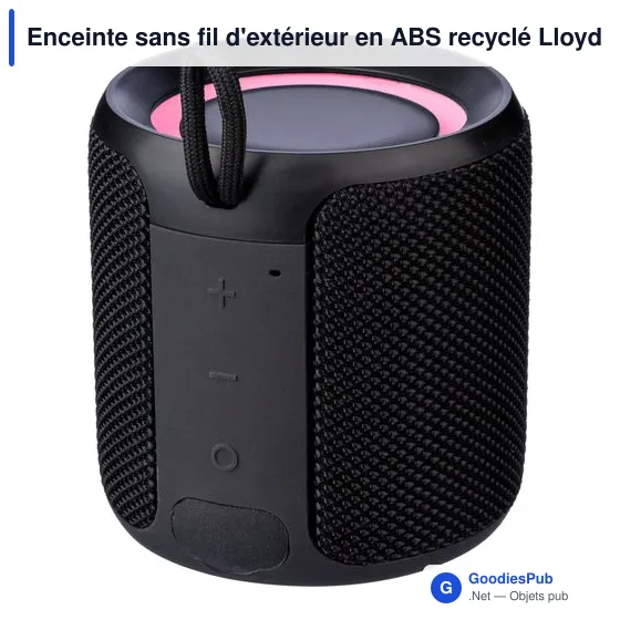 Enceinte sans fil personnalisable pour extérieur avec logo - Lloyd - Image 12
