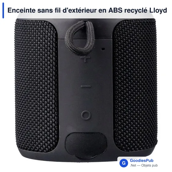 Enceinte sans fil personnalisable pour extérieur avec logo - Lloyd - Image 3