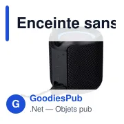Enceinte sans fil personnalisable pour extérieur avec logo - Lloyd - Miniature 6