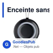 Enceinte sans fil personnalisable pour extérieur avec logo - Lloyd - Miniature 7