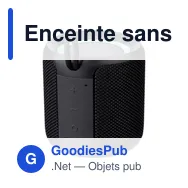 Enceinte sans fil personnalisable pour extérieur avec logo - Lloyd - Miniature 10